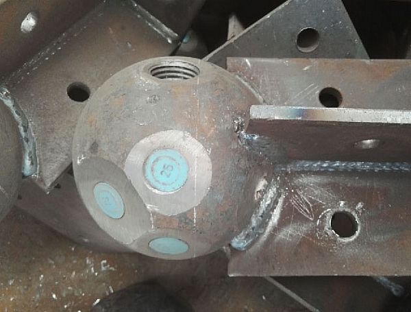 白山螺栓球球塞，网架配件